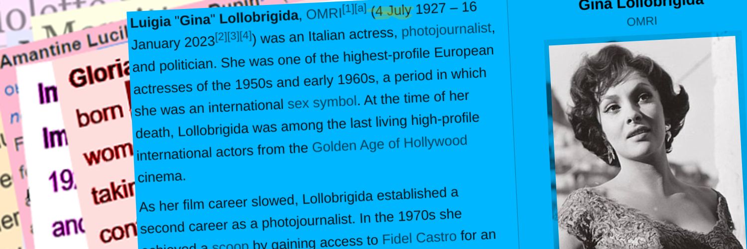 Gina Lollobrigida