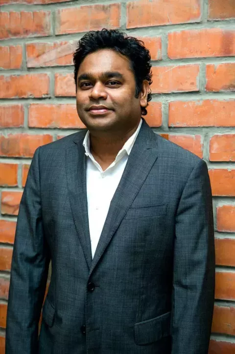 A. R. Rahman at the KM Music Conservatory Press Conference (2015)