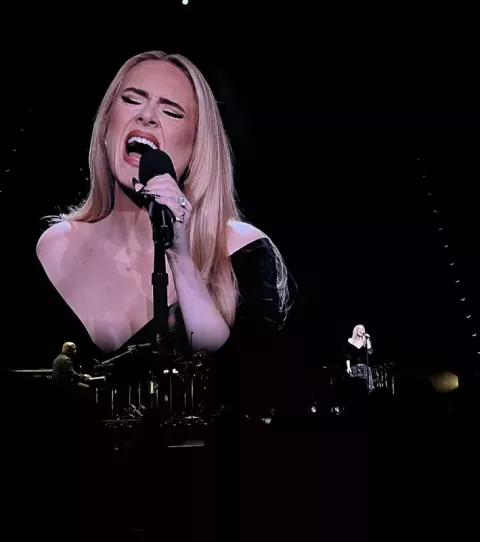 Adele at The Colosseum in Las Vegas on February 24 (2023)