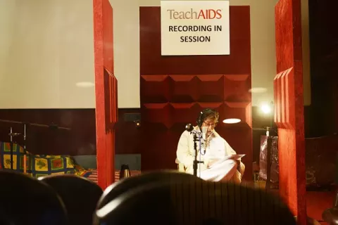 Amitabh Bachchan at BR Studios in Mumbai, India (2013)