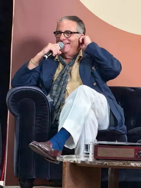 Andy Garcia at Elvis Mitchell lounge at 2026 Cannes Film Festival