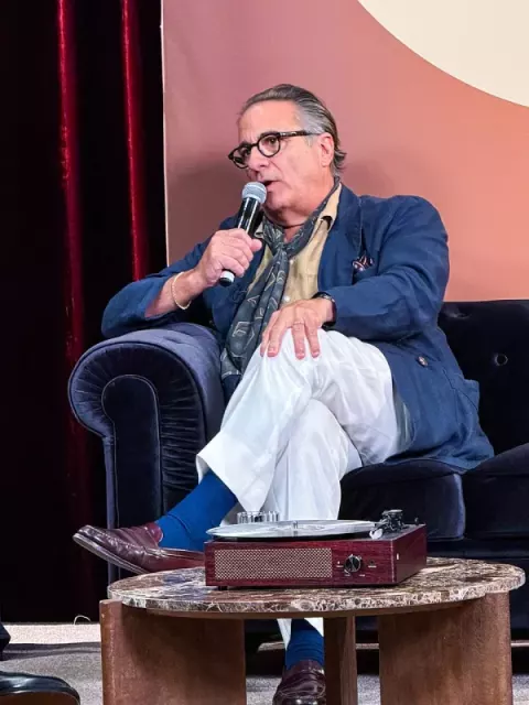 Andy Garcia at Elvis Mitchell lounge at 2026 Cannes Film Festival
