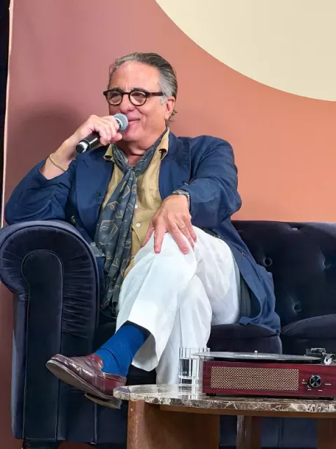 Andy Garcia at Elvis Mitchell lounge at 2026 Cannes Film Festival