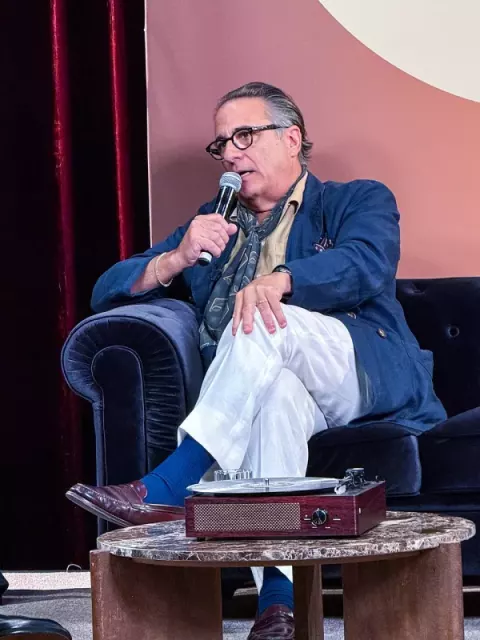 Andy Garcia at Elvis Mitchell lounge at 2026 Cannes Film Festival