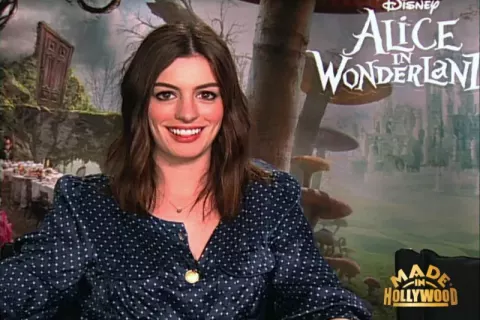 Anne Hathaway at Alice In Wonderland Fan Event (2010)