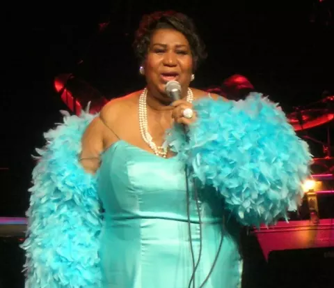 Aretha Franklin at the Nokia Theater in Dallas, Texas, on April 21 (2007)