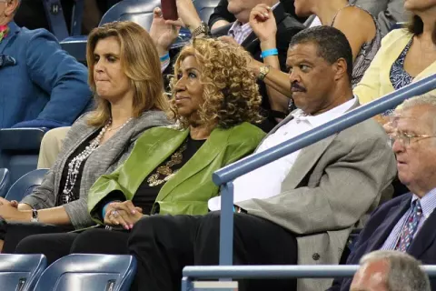 Aretha Franklin at the 2011 US Open