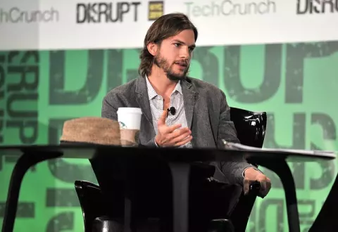 Ashton Kutcher at Pier 94 on May 24 (2011)