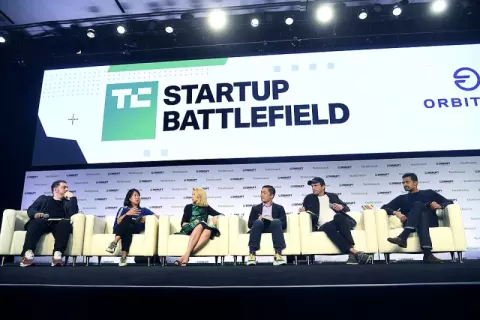 Ashton Kutcher at Moscone Convention Center on October 04 (2019)