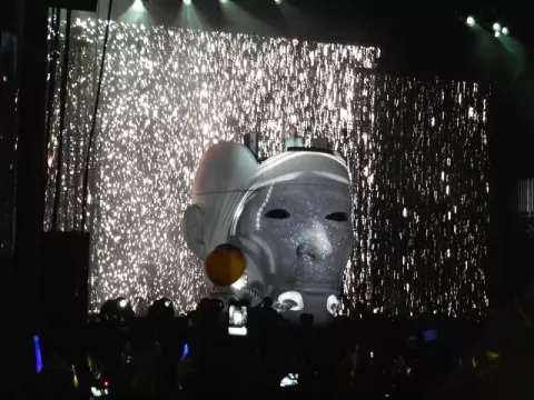 Avicii at the Lollapalooza 2012