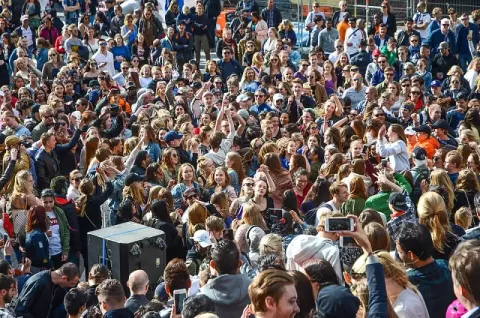 Avicii at Sergels torg in Stockholm, Sweden after the death of Avicii (2018)
