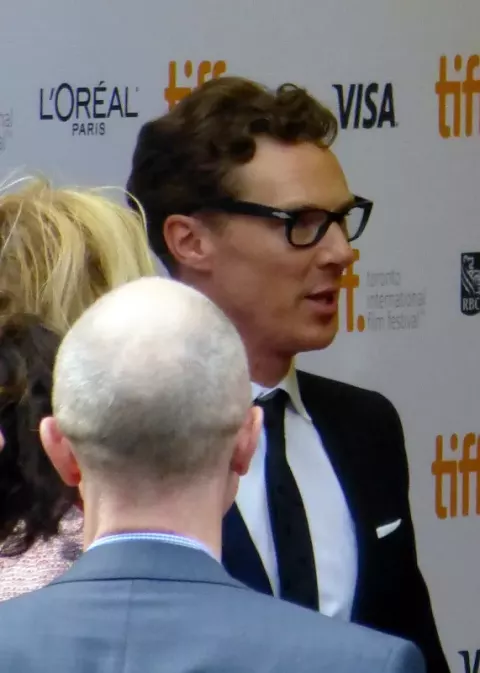 Benedict Cumberbatch at the premiere of The Imitation Game (2014)