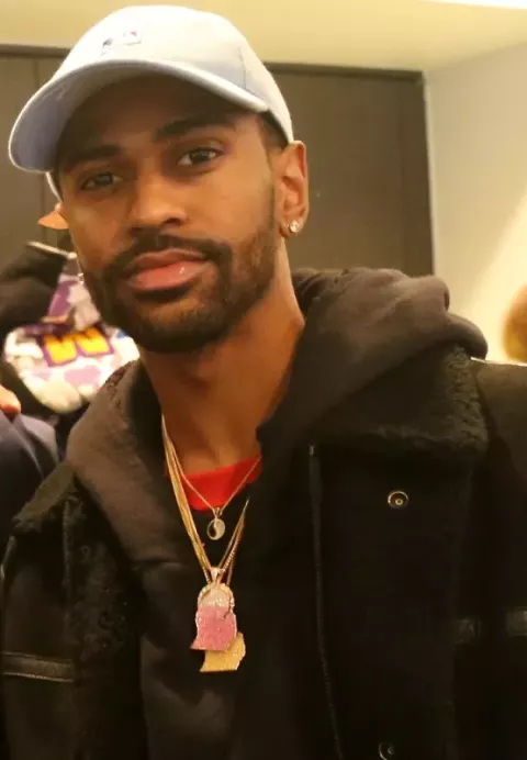 Big Sean at Game 5 of the 2016 World Series