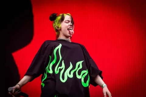 Billie Eilish at 2019 Pukkelpop Music Festival which take place in Kiewit, Hasselt, Belgium