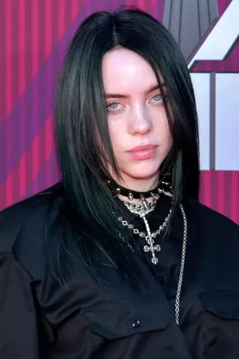 Billie Eilish at the 2019 iHeartRadio Music Awards in Los Angeles California on March 14