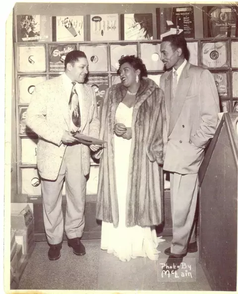 Billie Holiday at Dolphin's Of Hollywood Record Shop in Los Angeles, California (2014)
