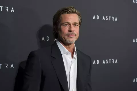 Brad Pitt at National Geographic Society, Monday, September 16 (2019)