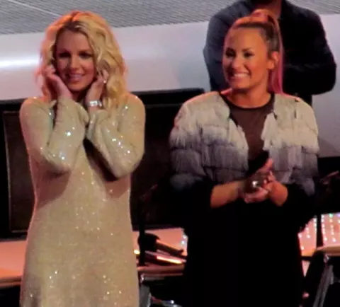 Britney Spears at the X-Factor US, in June 2012