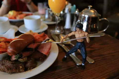 Bruce Lee at the Banff Springs Hotel (2017)