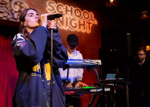bülow at School Night at Bardot Hollywood in Los Angeles, California, on Monday, April 4 (2018)