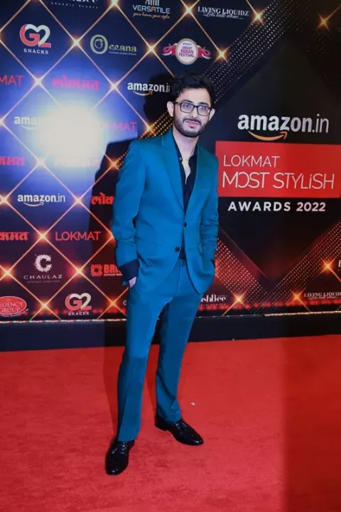 CarryMinati at Lokmat awards (2022)