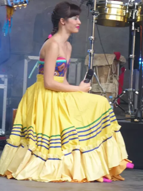Catalina García at the world music festival Horizonte 2013 at the Festung Ehrenbreitstein in Koblenz