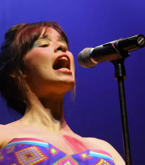 Catalina García at the world music festival Horizonte 2013 at the Festung Ehrenbreitstein in Koblenz