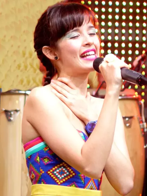 Catalina García at the world music festival Horizonte 2013 at the Festung Ehrenbreitstein in Koblenz