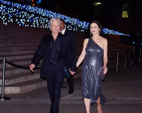 Catherine Zeta-Jones at the Vanity Fair party for the 2012 Tribeca Film Festival