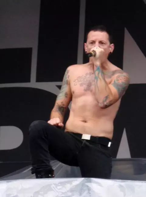 Chester Bennington at Sonisphere Festival in Kirjurinluoto, Pori, Finland (2009)