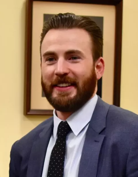 Chris Evans at the U.S. Capitol today (2019)