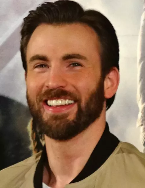 Chris Evans at a press conference for Captain America: The Winter Soldier in March 2014