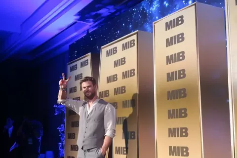 Chris Hemsworth at the Sony Pictures event in Bali, Indonesia on 27 May 2019