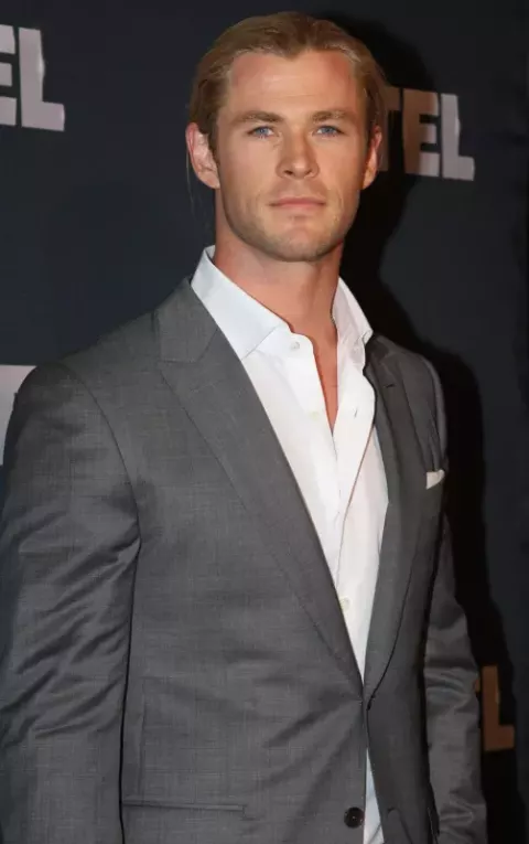 Chris Hemsworth at the Foxtel 2013 Launch Event, Fox Studios Australia, Moore Park, Sydney, Australia