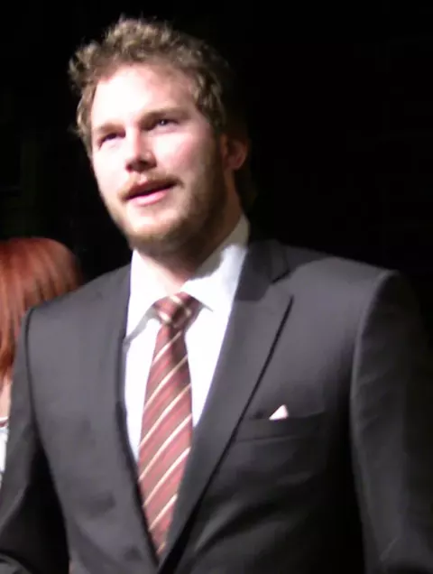 Chris Pratt at the premiere party of TV series Parks and Recreation (2009)
