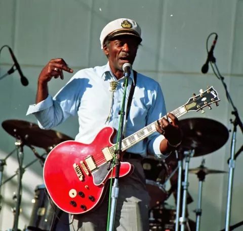 Chuck Berry at the Long Beach Blues Festival (1997)