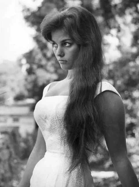 Claudia Cardinale at the Centro Sperimentale di Cinematografia in Rome (1957)