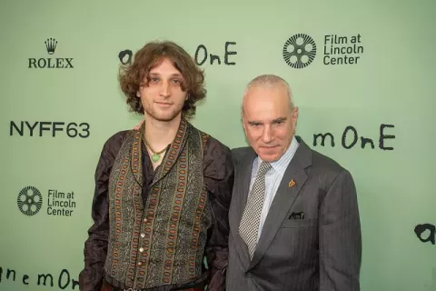 Daniel Day-Lewis at the 63rd annual New York Film Festival at Lincoln Center in 2025 for the film Anemone