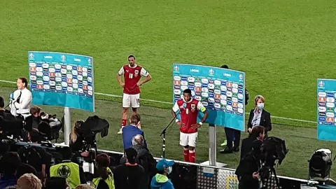 David Alaba at Wembley Stadium (2021)