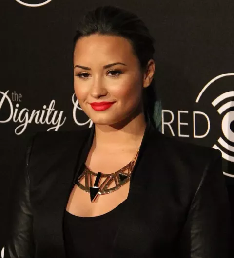 Demi Lovato at Redlight Traffic's inaugural Dignity Gala (2013)