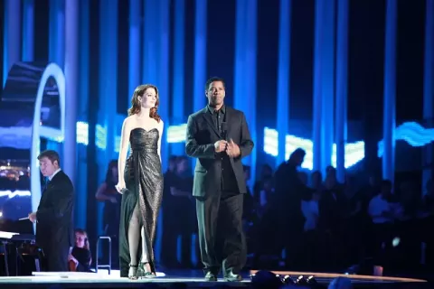 Denzel Washington at The Nobel Peace Price Concert 2010