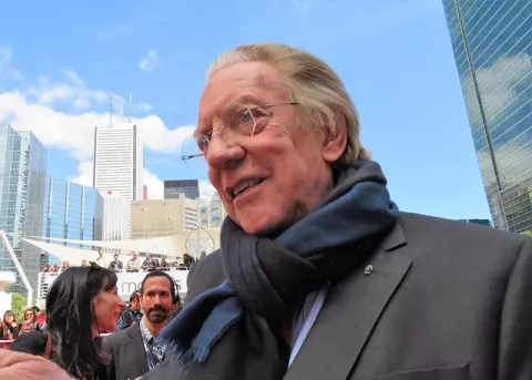 Donald Sutherland at the premiere of The Leisure Seeker (2017)