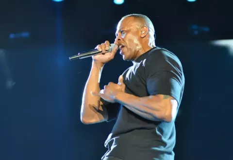 Dr. Dre at Coachella Valley Music and Arts Festival 2012