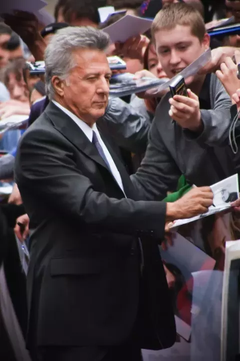 Dustin Hoffman at the premiere of Last Chance Harvey at Leicester Square, London (2009)