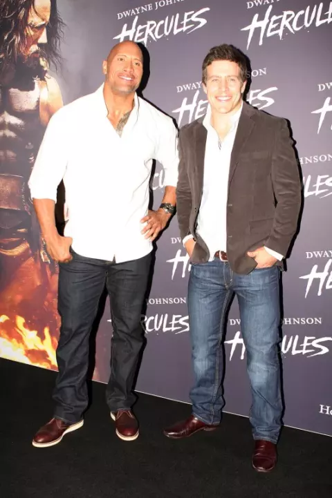 Dwayne Johnson at Hercules film premiere, Event Cinemas Sydney Australia (2014)