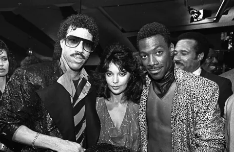 Eddie Murphy at premiere of the motion picture Purple Rain (1984)