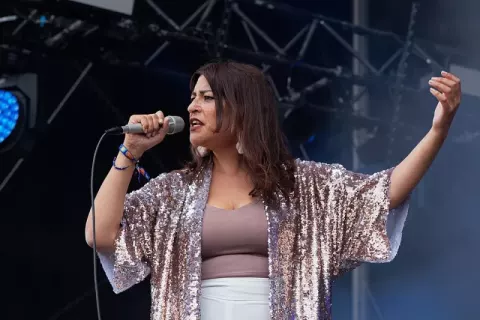 Elisapie at Festival des vieilles charrues, in Carhaix, France (2019)