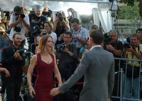 Emily Blunt at the premiere of Looper, Toronto Film Festival 2012