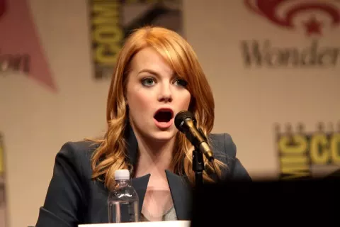 Emma Stone at the 2012 WonderCon in Anaheim, California