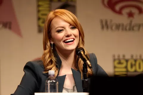 Emma Stone at the 2012 WonderCon in Anaheim, California